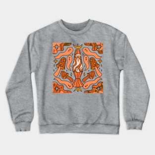 Fall Lava Lamp Crewneck Sweatshirt